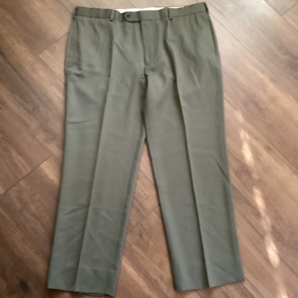 Brooks Brothers Other - Brooks Brothers 1818 Madison Mens 42x30 Olive Brown 100% Wool Pants Trousers